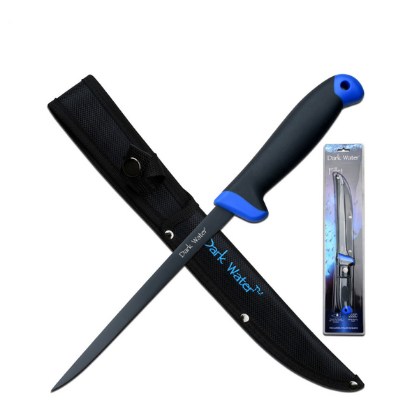 Dark Water Rubber Handle Fillet knife